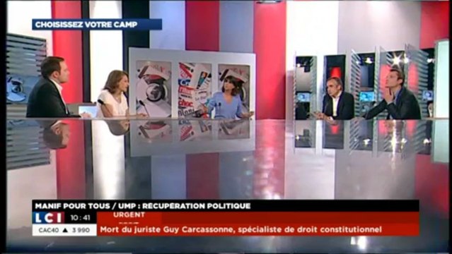 Olivier Dartigolles invité de choisissez votre camp sur LCI