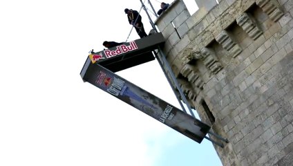 Red bull plongeon : J.Alonzo rencontre Stephane Bézian Organisateur Red bull La Rochelle