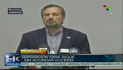 Oposición siria fracasa en sus intentos de unificación