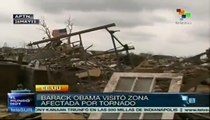 Barack Obama visitó zona afectada por tornado en Oklahoma