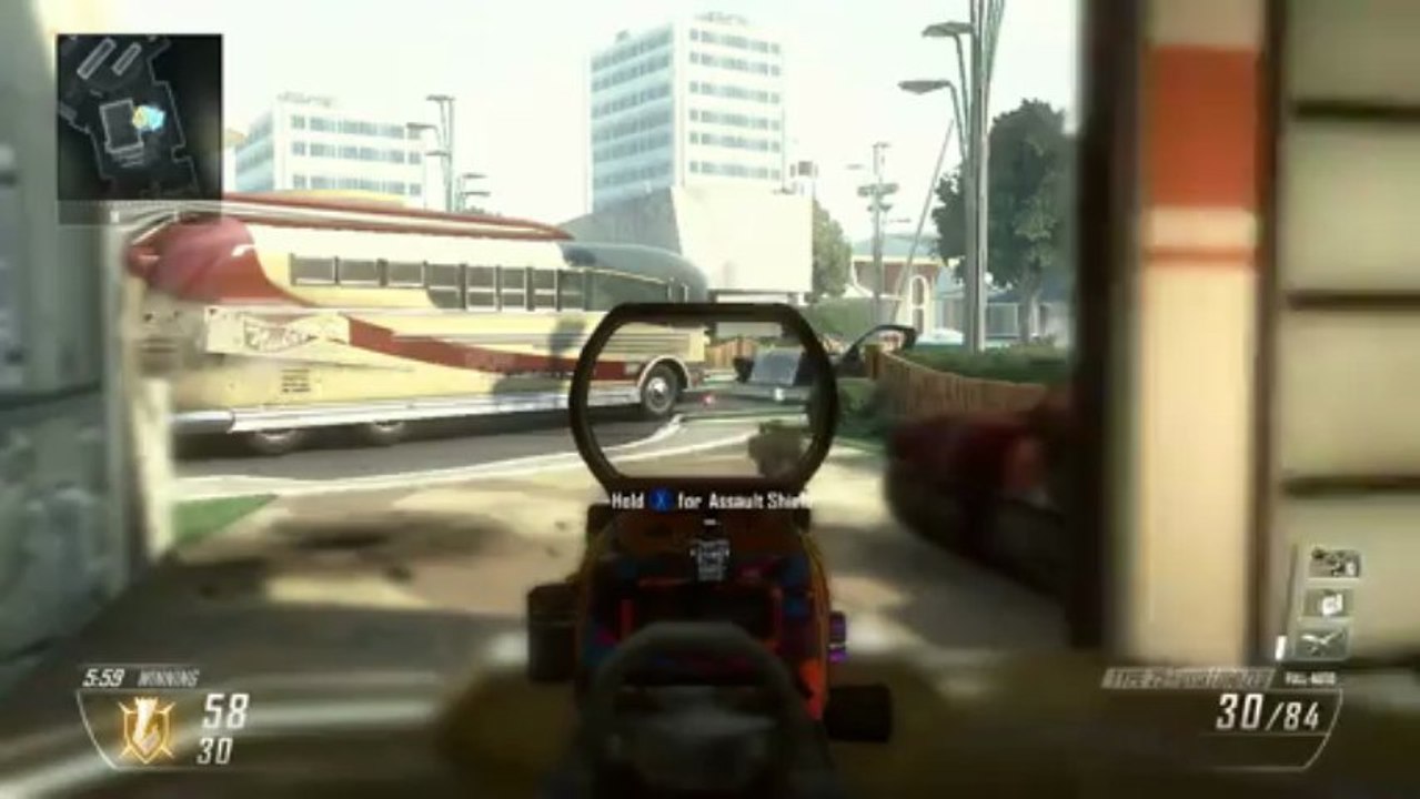 Black Ops 2 Team Garage Gameplay - Augmented Reality - Google Glass