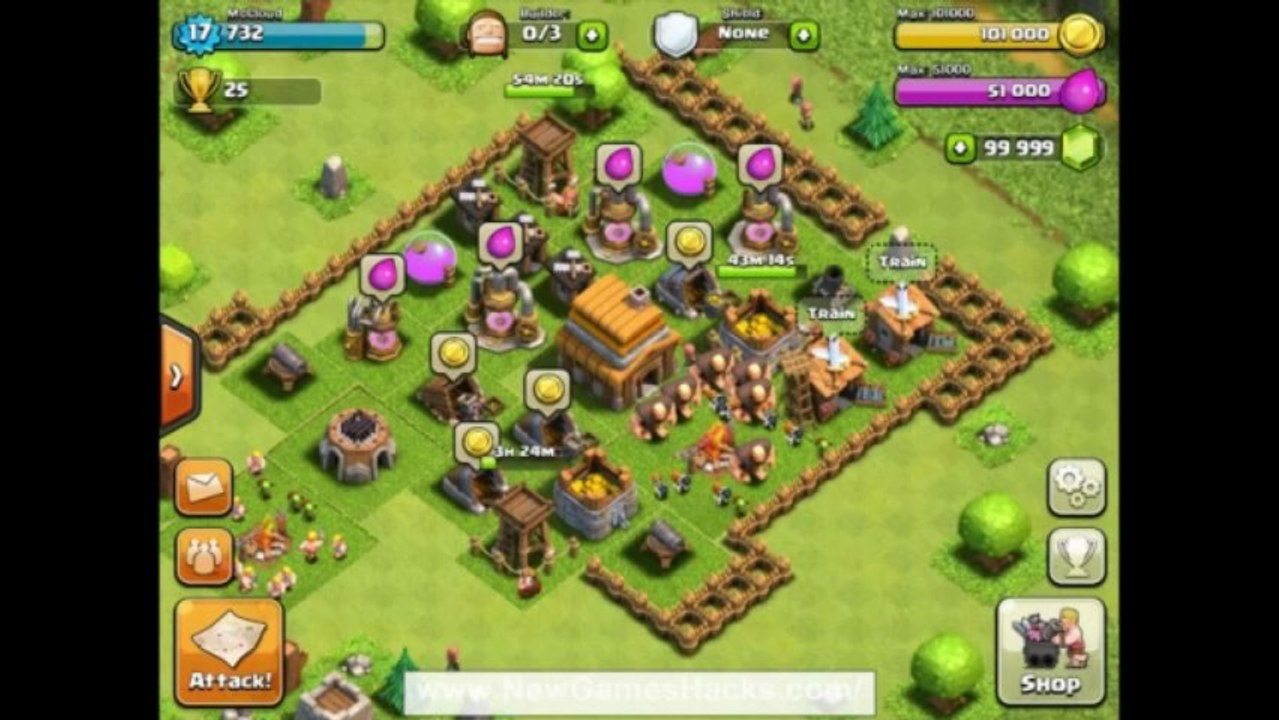 Clans Hack tool Cheats Gems With 100% Working.