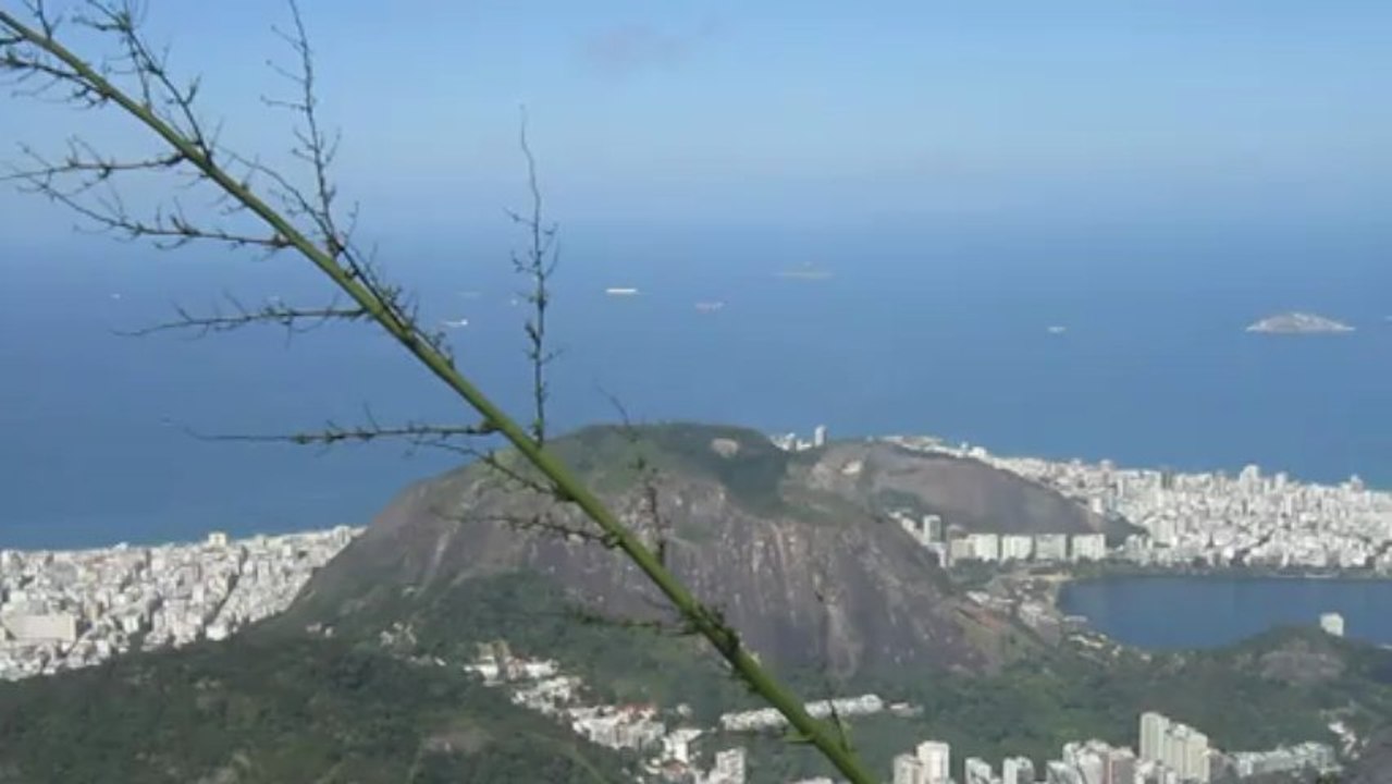 Vu 180° Corcovado Baie de Rio