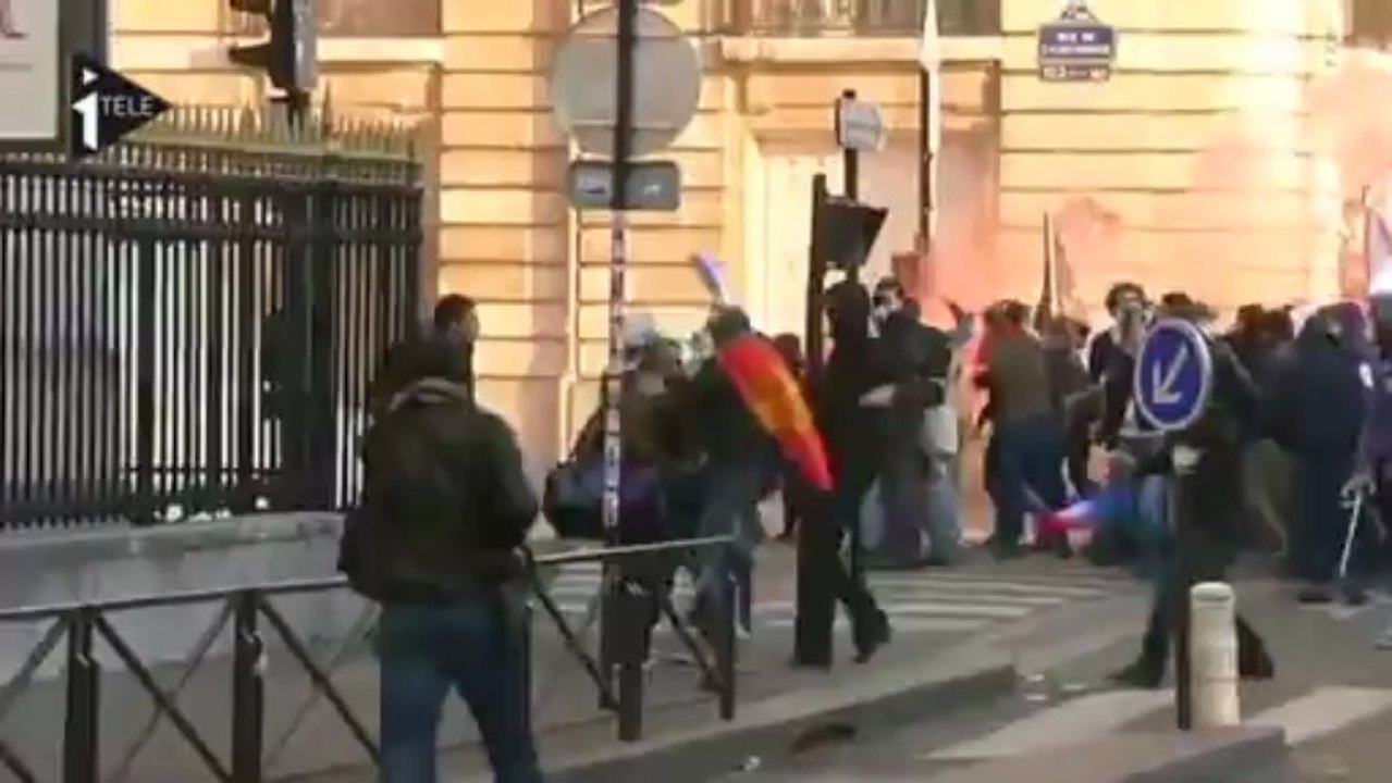Agression de journalistes lors de la Manif pour Tous et le mariage gay à Paris en 2013