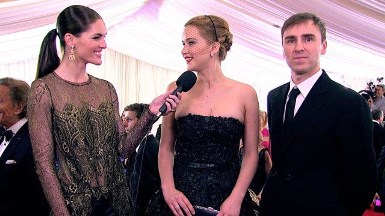 Jennifer Lawrence Always Takes Raf Simons’ Advice