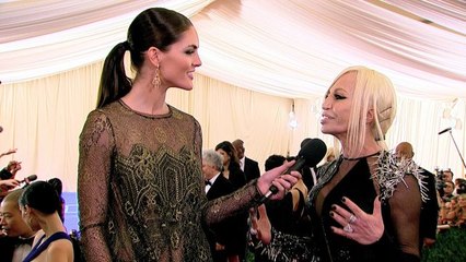 Donatella Versace Goes Punk
