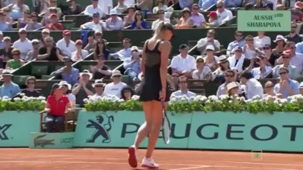 Sharapova vs Peng 2012 Roland Garros Highlights «HD»