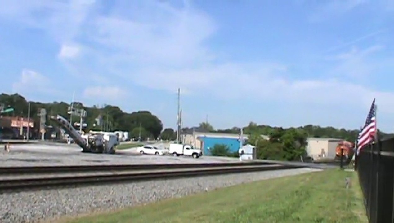 BNSF coal train southeast through Austell Ga.
