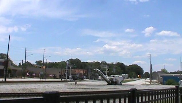 Union Pacific intermodal train east through Austell Ga.