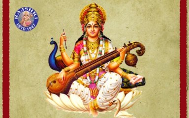 Om Jai Veene Vaali - Saraswati Aarti with Lyrics 🎶 | Divine Hindi Devotional Song