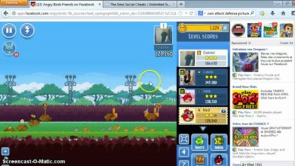 Angry Birds Friends Tournament Week 54 Level 3- 3 stars 165K