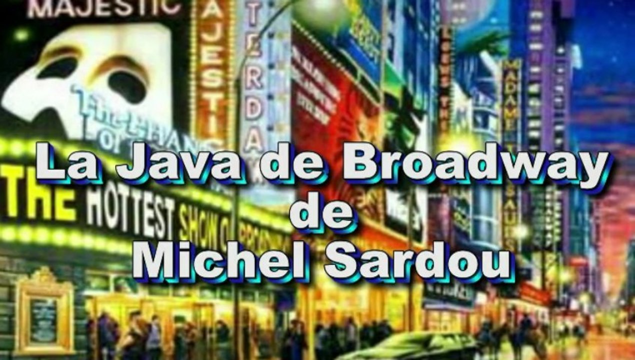 La Java de Broadway par Jean-Loup