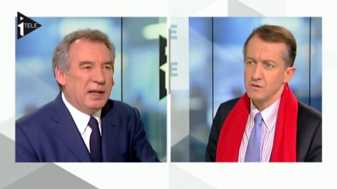 François Bayrou, invité de Christophe Barbier sur iTélé - 280513