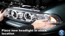 SPECDTUNING INSTALLATION VIDEO: 1997-2003 BMW 5 SERIES E39 PROJECTOR HEADLIGHTS CCFL