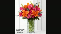 Ftd Sweet Samba Rose & Lily Flowers In Waterford  9 Stems  Vase Included