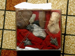 Collection d'objets préhistoriques