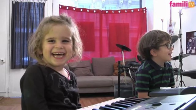 Un cours de rock pour les 4-5 ans à l'école Poum Poum Tchak