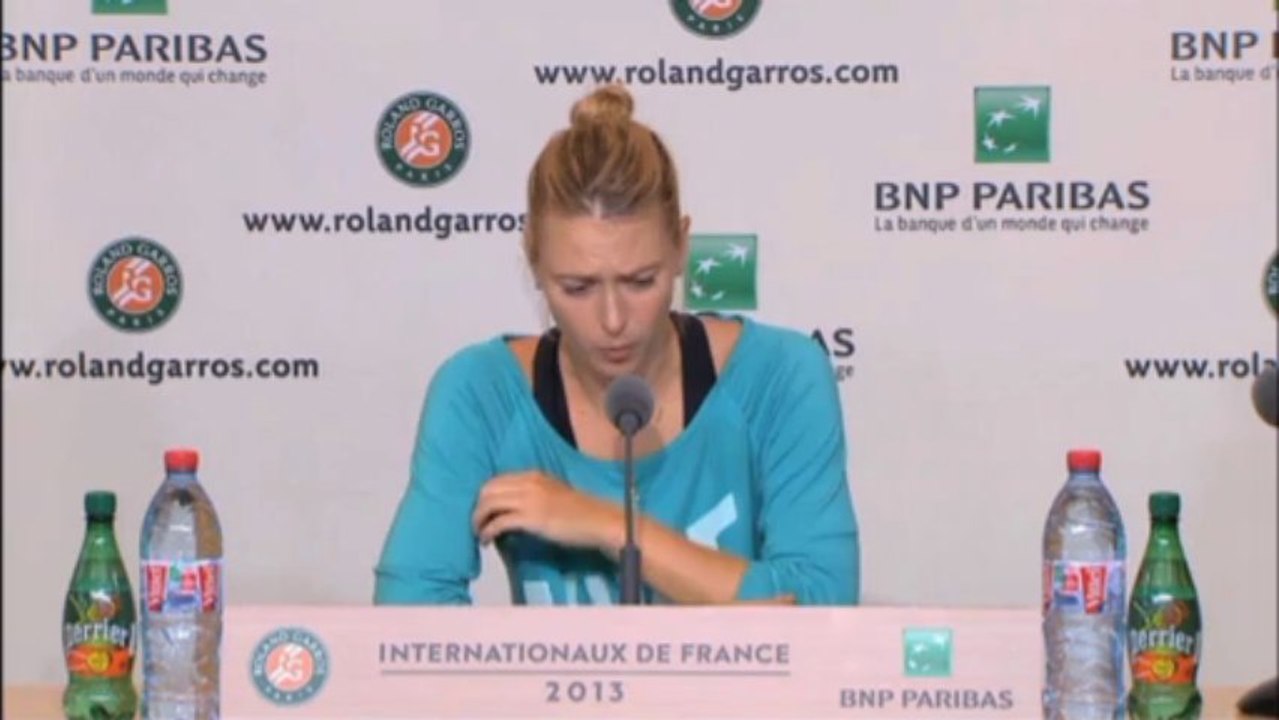 French Open: Sharapova: 'Wollte hier unbedingt dabei sein'