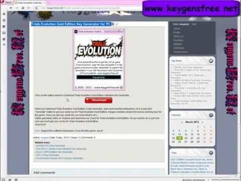 Trials Evolution Gold Edition Serial Keys