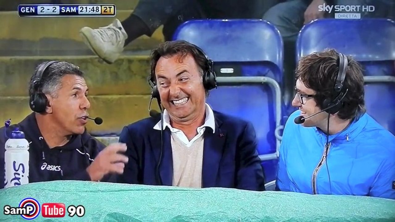 SampTube90 - Show di Toninho Cerezo nella telecronaca del Derby SLAncio di Vita [SKY HD]