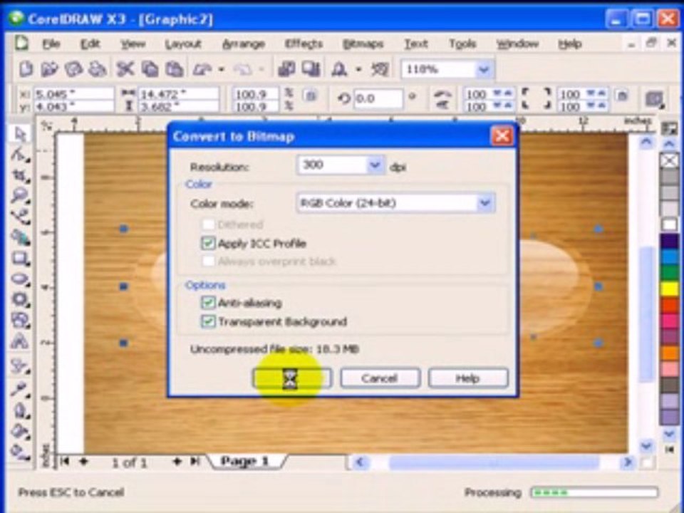 Creating Glass Effect in CorelDraw