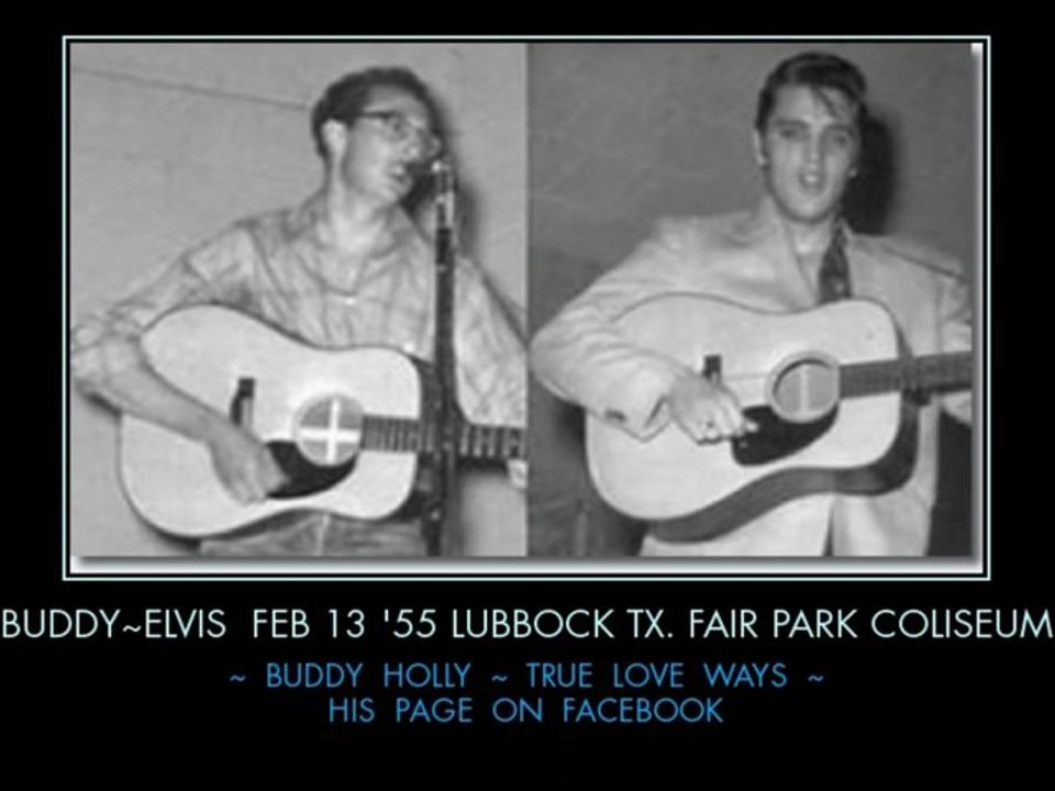 Buddy Holly and Elvis sing Little Richard's " READY TEDDY "