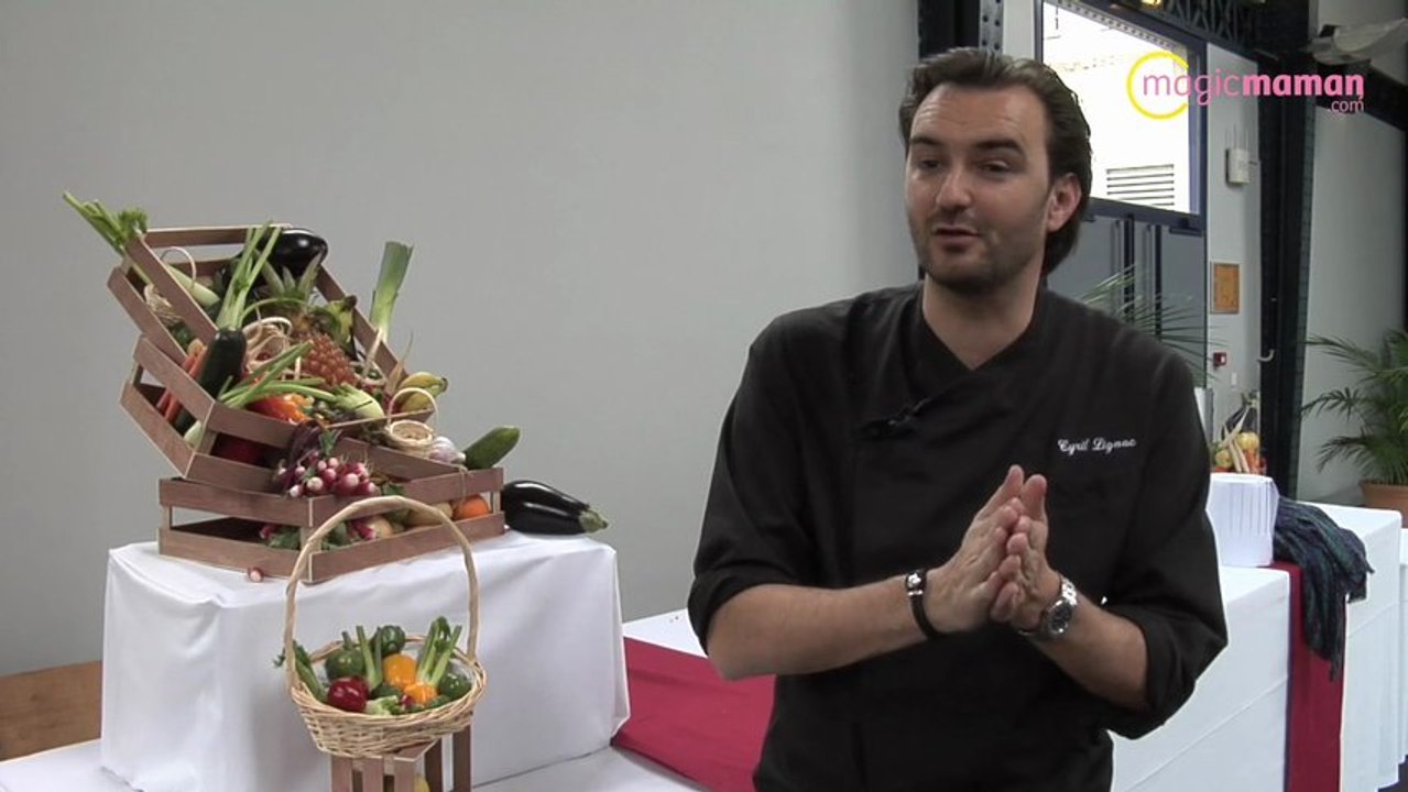 Cyril Lignac : ses 5 astuces de Chef pour faire manger des légumes à loulou !