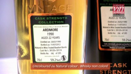 Apprendre à déguster le whisky : Que nous apprend la couleur d'un whisky ?