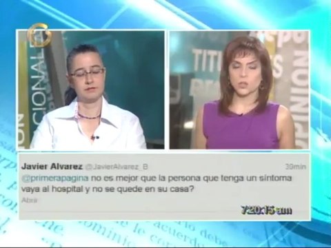 Ministra Iturria: La vacuna no es la medida más importante para prevenir la Gripe AH1N1