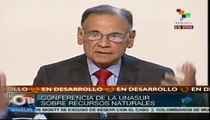 Conferencia de Recursos Naturales, un logro para Unasur: Alí Rodríguez