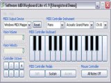 Software MIDI Keyboard Lite 1.9 Free