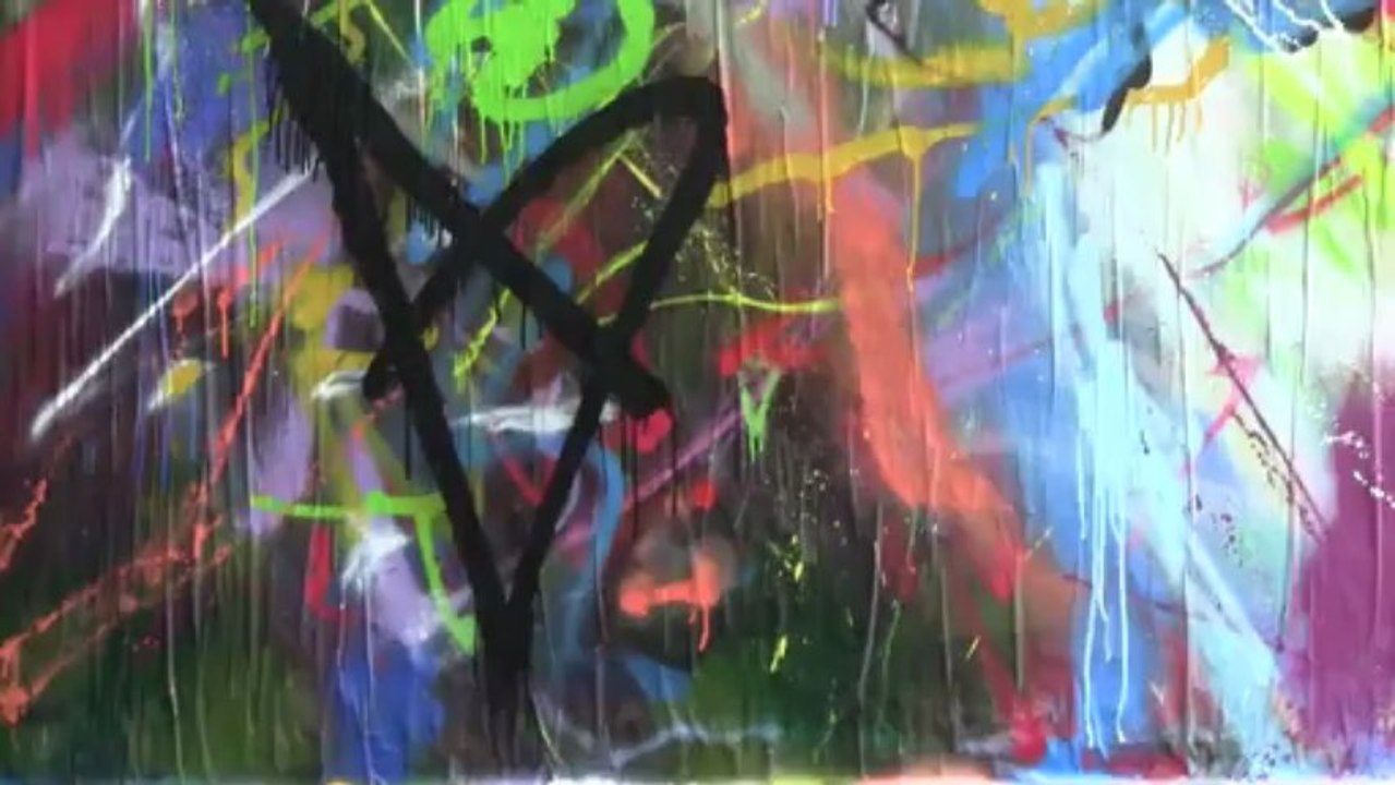 David Walker peint au MUR - mai 2013