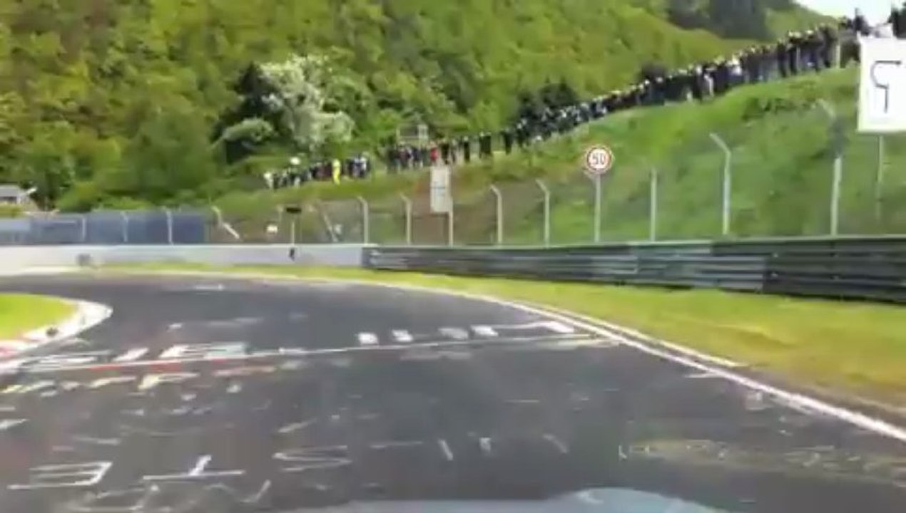 Mercedes C63 AMG Nurburgring lap BtG