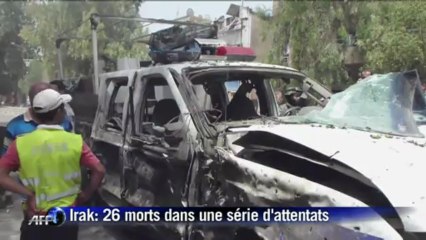 Irak: 26 morts dans une série d'attentats