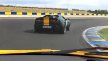 Lotus Elise S1 chasing Elise SC Le Mans Bugatti