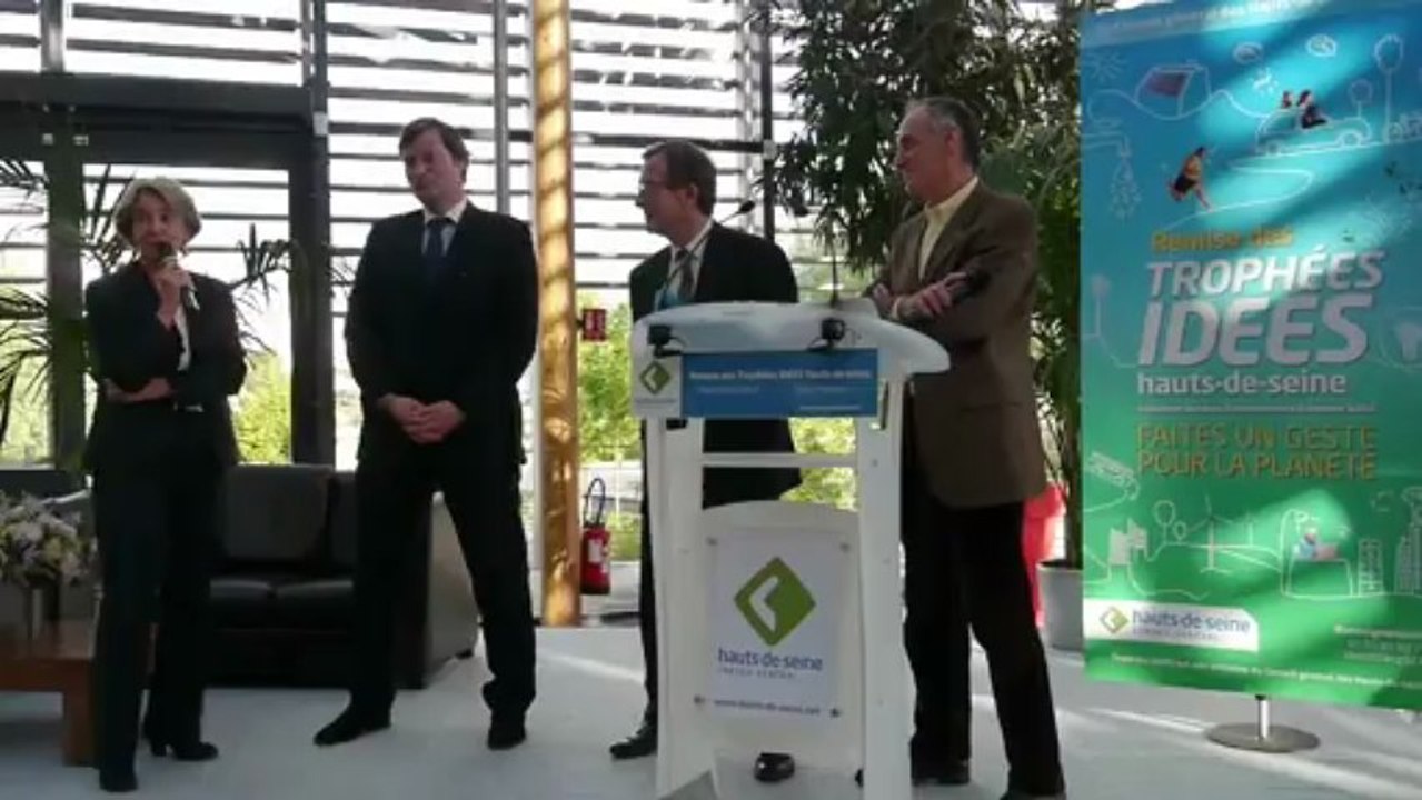 Remise du "Trophée Idées" Hauts de Seine 2013 - Christiane Cabanel