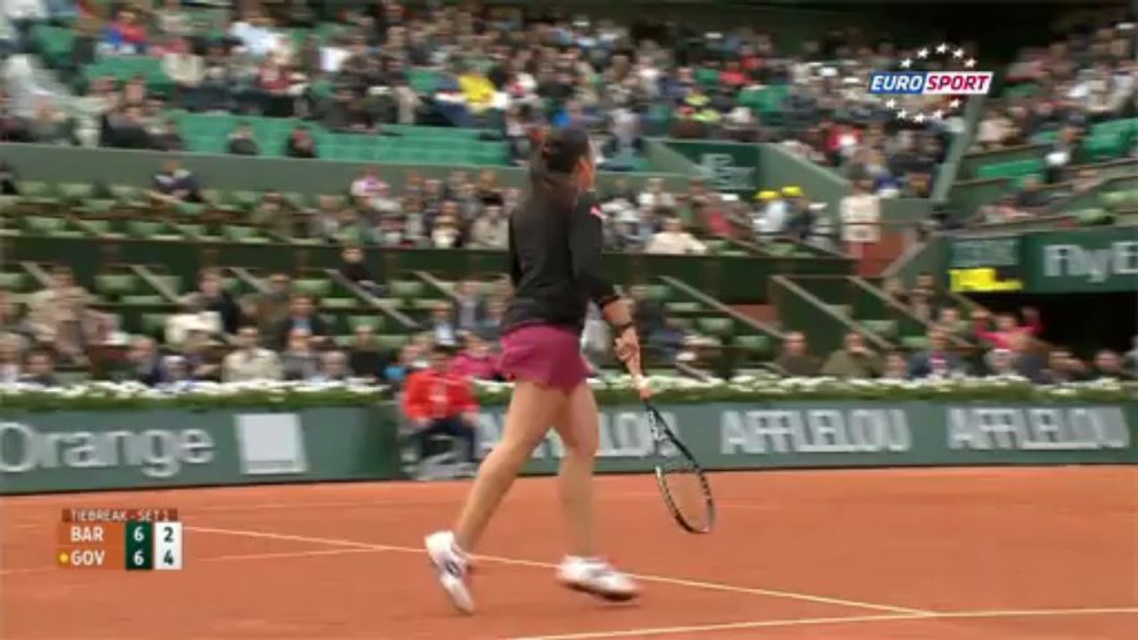 Fransa Açık: Bartoli - Govortsova