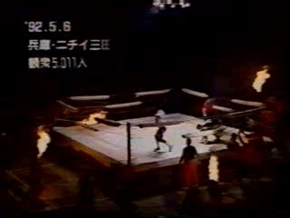 Onita/Goto vs The Sheik/Sabu Inferno '92