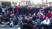 Montpellier: les veilleurs place de la préfecture