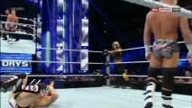 WWE Smackdown 3-29-13 AJ Lee & Dolph Ziggler vs. Kaitlyn & D.Bryan