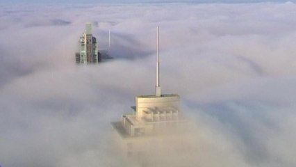 Fog hinders travel down under