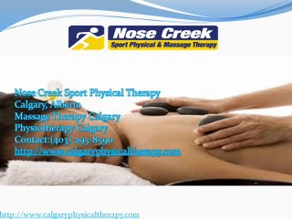 Physiotherapy Calgary, Massage therapy Calgary
