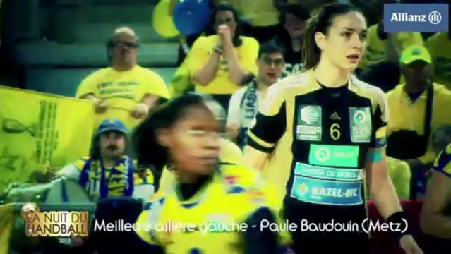 Nuit du Handball 2013 - Paule Baudouin élue meilleure ailière gauche