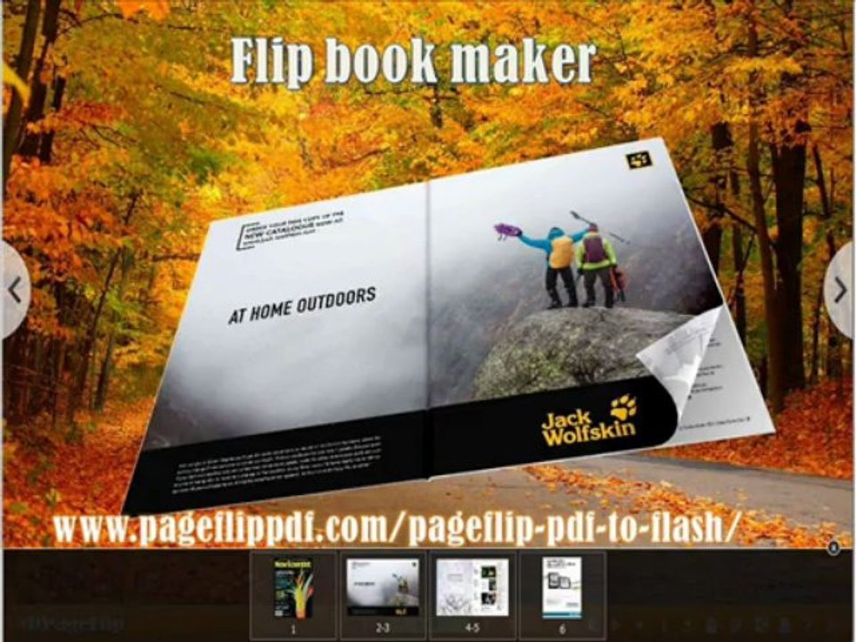 eflip standard - page flip software to create digital publications from PDF, Office