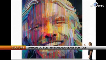 Afrique du Sud : Un Mandela géant sur toile