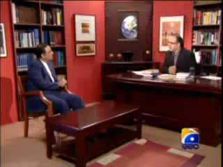 Asif Ali Zardari with Dr Shahid Masood - 1 (Meray Mutabiq GEO TV 2008)