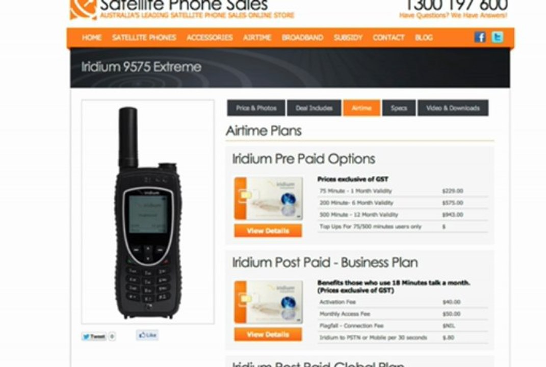Iridium 9575 Satellite Phone Contracts Versus Pre Paid Sim Card