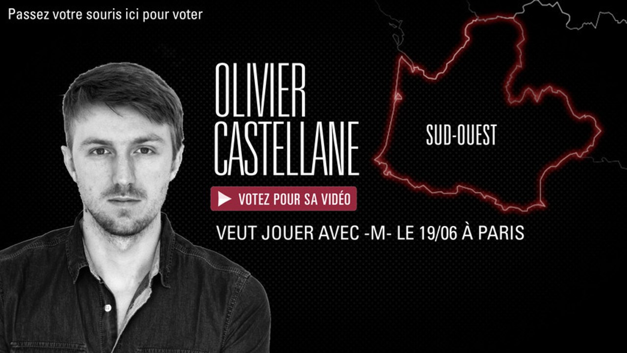 Olivier Castellat - LIVE avec -M- à Toulouse 19/05