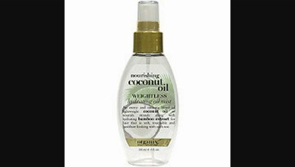 Nourishing Coconut Oil Weightless Hydrating Oil Mist Review