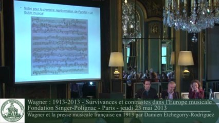 "Wagner et la presse musicale française en 1913" par Damien Etchegorry-Rodriguez
